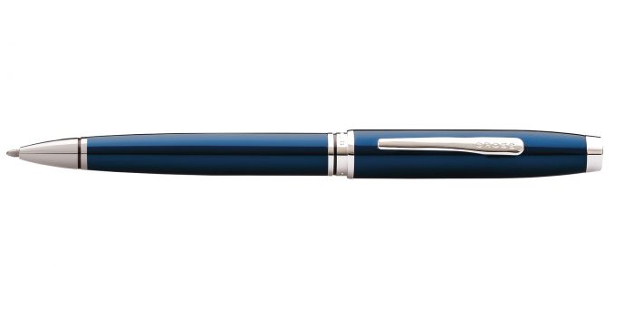 CROSS AT0662G-9 CONVENTRY BALLPEN BLUE LAQUER CHROME